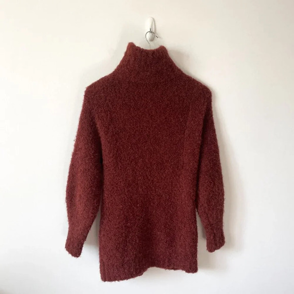 Aritzia Wilfred Karlis Oversized Alpaca Cardigan Sweater Red Brown Size XS - Picture 9 of 12